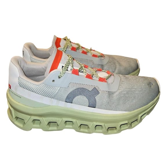 On Running Shoes - On Running CloudMonster Womens Shoe Sz 7.5 Glacier Meadow Cloudtec Trail Running